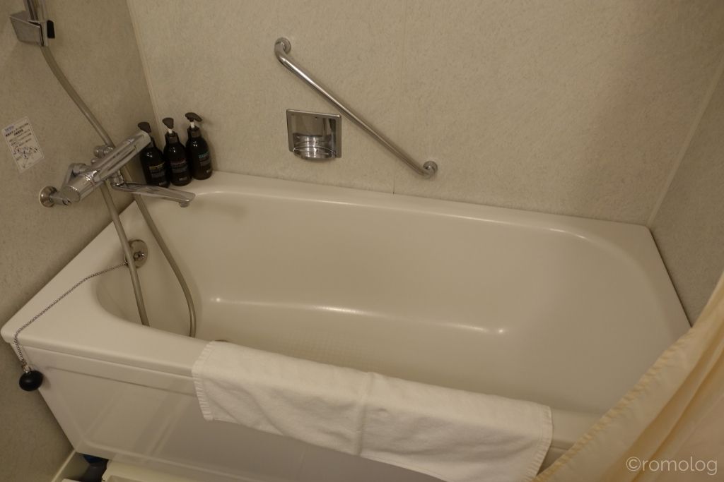 磐梯山温泉ホテルメゾネットルームの浴室