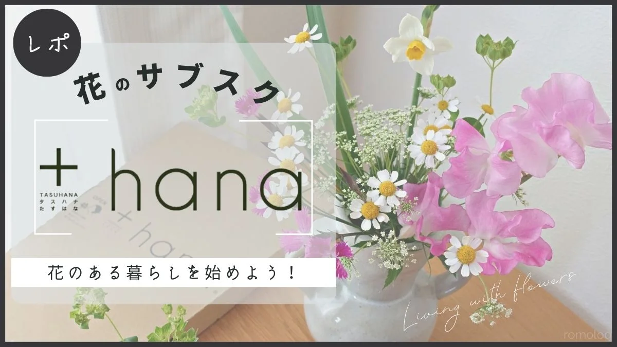 +hana（タスハナ）の口コミレビュー｜サステナブルな花の定期便の評判は？